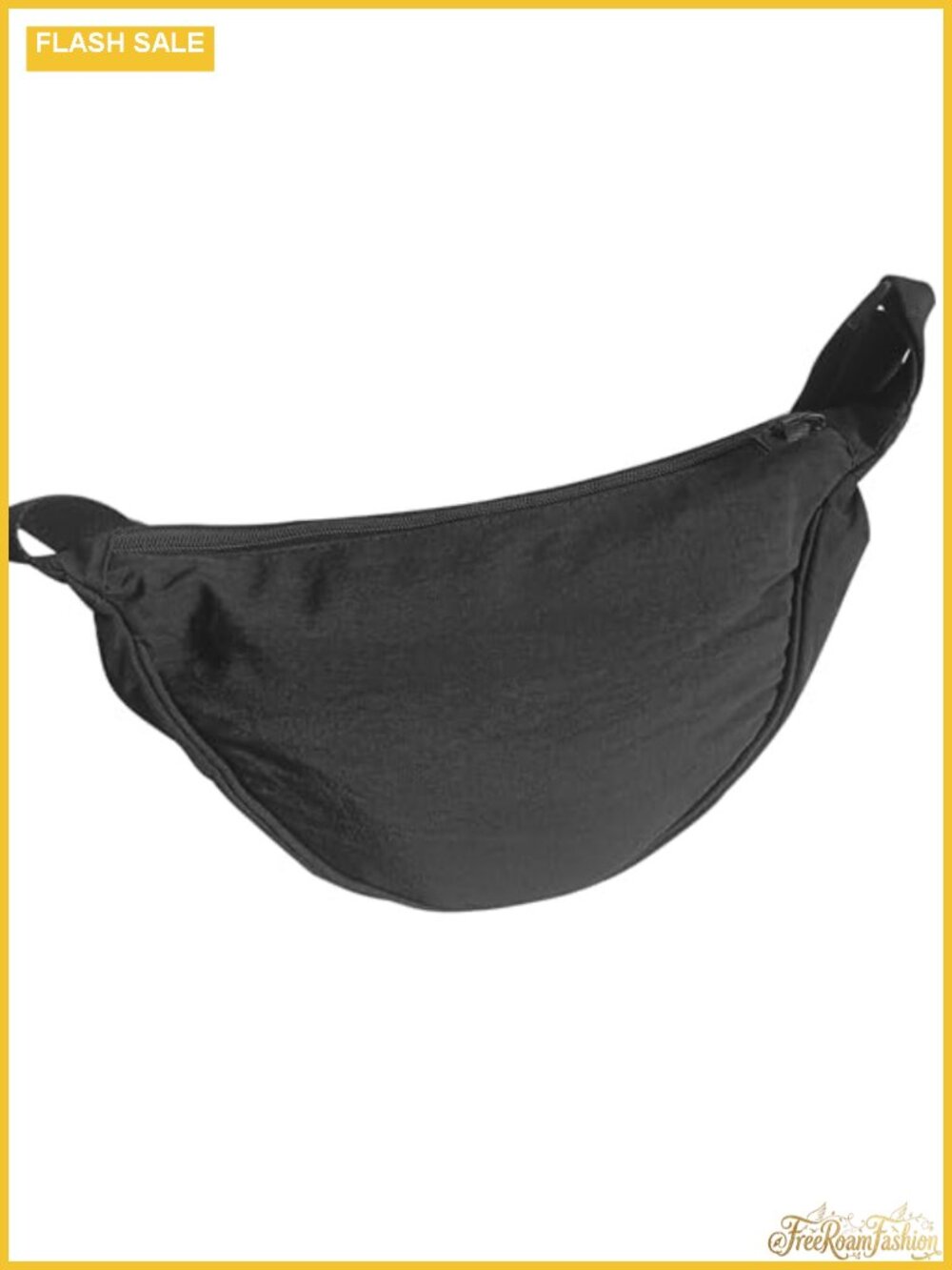 Small Nylon Crossbody Bag Lightweight Crescent Shoulder Purse Travel